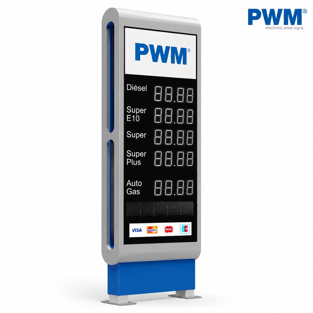 Paneles Electrónicos para Tótem de precios PWM